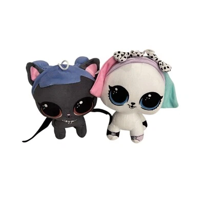 LOL Surprise Pet Plush Lot of 2 Pupsta and Midnight Pup 6" MGA - Image 1 of 4
