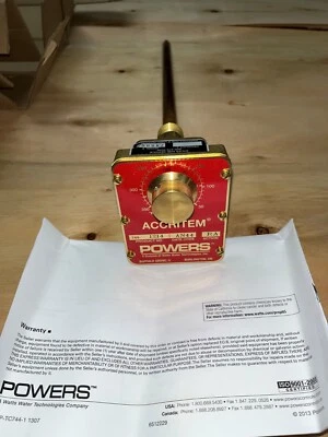 NEW Powers 744-1214 Accritem Pneumatic Temp Controller NIB Full Factory Warranty - Image 1 of 3