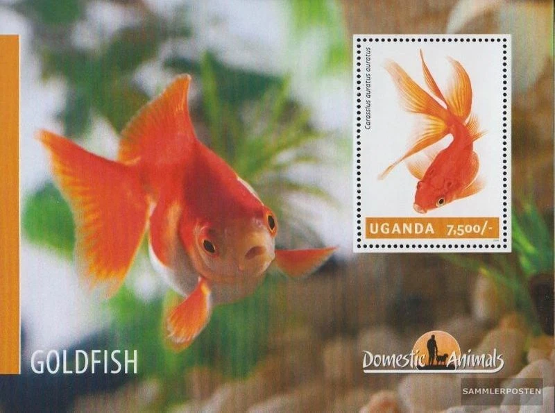 uganda Block463 MNH 2014 Goldfisch - Image 1 of 1