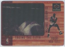 MICHAEL JORDAN 1997-98 UPPER DECK DIAMOND VISION #4 CHICAGO BULLS