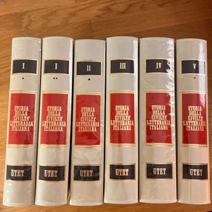 Storia della civiltà letteraria italiana UTET, 1990- 1994 6 VOLUMI - Foto 1 di 24