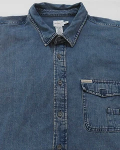 Camisa vaquera Calvin Klein talla XXL hombre regular fit manga larga N277 - Imagen 1 de 2