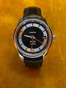 Omega De Ville Hour Vision Stahl Automatik Herrenuhr Ref 431.30.41.21.01.001 B&P - Bild 1 von 11