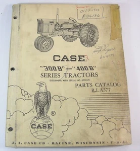 CASE 300B 400B 301B 311B 410B 310B Series Tractor Parts Manual - Picture 1 of 2