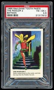 1966 NPPI Batman MacLeans Toothpaste Riddler 2 PSA 4,5 - Bild 1 von 2