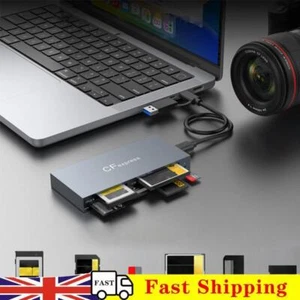 Lecteur Carte Mémoire 6 en 1 CFexpress Type B/CF/XD/MS/SD/TF avec Câble Pratique - Photo 1/10