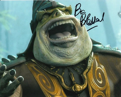 Brian Blessed  STAR WARS Genuine Signed Autograph 10 x 8 COA 27961 Cover