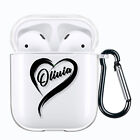 Case For Apple Airpods Pro 1St 2Nd 3Rd Gen Personalised Name Clear Earpods Cover