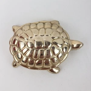 Vintage Avon goldfarben Schildkröte Schmuck Medaillon Anhänger Halskette Charm Schmuck - Bild 1 von 10
