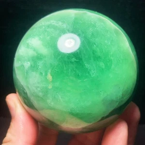 Bola esfera fluorita verde natural piedra cristal curación regalo L6820 - Imagen 1 de 13