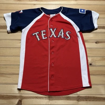 MLB Majestic Texas Rangers Josh Hamilton #32 Baseball Jersey Size Youth L/XL - Image 1 of 4