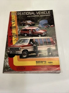 Sears Specialog 1984  RV Trailer And Camping Equipment Catalogue Vintage - Picture 1 of 7