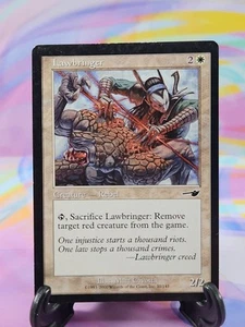 Magic the Gathering MTG Nemesis 2000 Card | Lawbringer 10/143 - Foto 1 di 2
