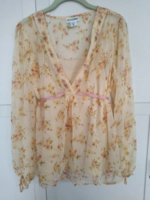 Motherhood Maternity Sweet Romantic Boho Blouse Size Medium Unworn Condition - Image 1 of 4
