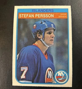 1982-83 O-Pee-Chee #209 Stefan Persson New York Islanders EX - Picture 1 of 2
