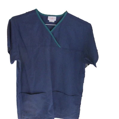 Blusa Médica Peaches Azul Marino para Mujer Foto 1 de 4