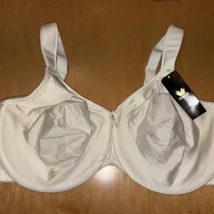 Wacoal weißer Body Wildleder 44DD Style 85185 nahtfrei U/W BH Neu mit Etikett - Bild 1 von 6