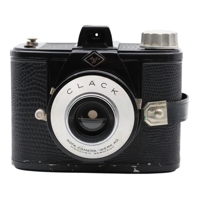 Agfa Clack Kamera Camera Boxkamera inklusive Bereitschaftstasche - Bild 1 von 4