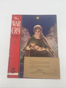 The War Cry Magazine Christmas Of 1937 / The Salvation Army - Picture 1 of 5