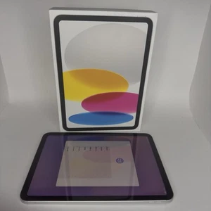 Apple iPad 10th Generation – 256GB White Wi-Fi + Cellular (Unlocked) Excellent - Afbeelding 1 van 20