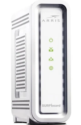 Arris SURFboard SB8200 DOCSIS 3.1 Gigabit Cable Modem White Wired - Image 1 of 4