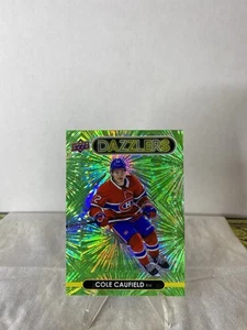 2021-22 Upper Deck #DZ-25 Cole Caufield Dazzlers Green - Bild 1 von 2