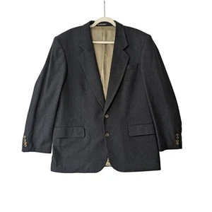 Oscar de la Renta Herren Blazer Sport Jacke Gr. 42R Wolle Kaschmir Mischung dunkelgrau - Bild 1 von 10