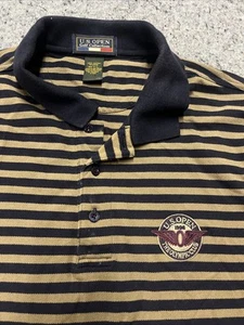Vintage U.S. Open The Olympic Club 1998 U.S. Golf Collection Large Striped Shirt - Picture 1 of 9