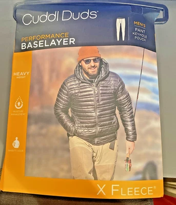 ~CUDDL DUDS H3 PERFORMANCE BASELAYER CLIMATESMART HEAVY WEIGHT MEN’S PANT XXL - Image 1 of 2