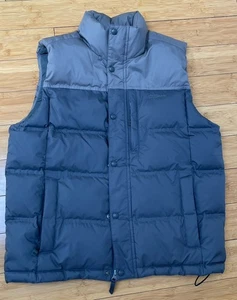 L L Bean Downtek Puffer Vest Water Repelent Herren Größe M Farbe Grau - Bild 1 von 18