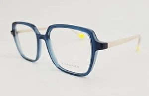 Face A Face Brille NEU Norma 3 Farbe 3207 Blau Hellbraun Gelb Größe 53 Eckig - Bild 1 von 6