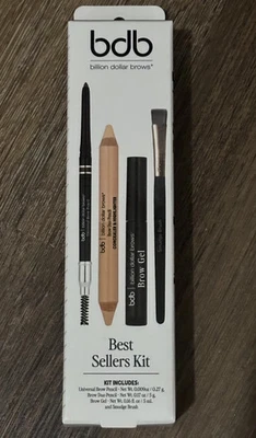 NUEVO BILLÓN DE DÓLARES CEJAS BDB Best Sellers Kit ~ 4 Piezas Foto 1 de 3