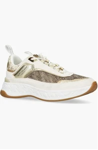 Kurt Geiger Kensington Sneaker Beige Leather/fabric - Picture 1 of 8