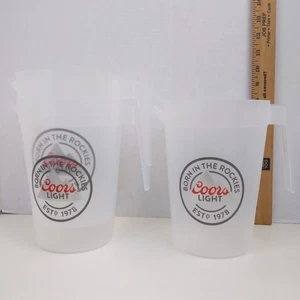 Coors Light Bierkrüge Kunststoff Barware Krüge Born in the Rockies 3er Set - Bild 1 von 2