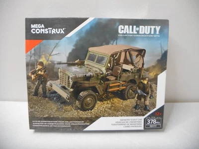 Mega Construx Infantry Scout Car Call of Duty FDY77 World War II Jeep Sealed! - Image 1 of 4