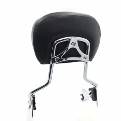 Detachable Chrome Backrest Sissy Bar w/ pad For Harley Touring 2009-2018 2017 20 - Изображение 1 из 4