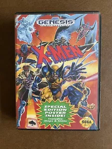 X-Men Sega Genesis 1993 w/ Case Tested - Picture 1 of 8