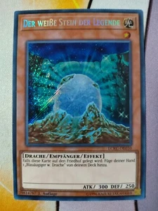 DER WEIßE STEIN DER LEGENDE - LCKC-DE010 Secret Rare / 1. Auflage Near Mint  - Bild 1 von 3