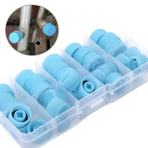 30x A/C Refrigerant Port Cap AC Air Conditioning Charging Valve Cover Accessory - Picture 1 of 13