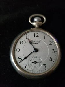 1925 Ingersoll Pocket Watch Junior Model Not Working - Picture 1 of 9