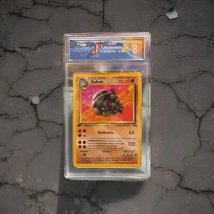 Pokemon Fossil 1999 1st Edition Golem PSA 10 Mint 36/62 (Goldeen Misprint) - Picture 1 of 1