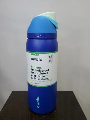 Бутылка Owala FreeSip из нержавеющей стали / 32 унции / цвет: доставка Ahoy - Изображение 1 из 4