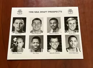 1996 Press Photo NBA Draft Prospects 8 x 10 Glossy *clean* Pope Potapenko - Picture 1 of 2