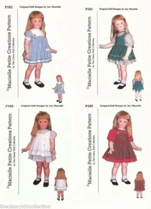 For Patti Playpal Four Dress Patterns Set C - Picture 1 of 1