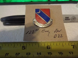 122nd Engineer Battalion D22 Unit Crest, DI, DUI (DRAW#18) - Picture 1 of 1