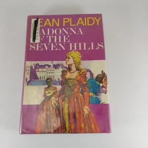 Madonna of the Seven Hills Jean Plaidy 1974 First American Edition HCDJ Ex-Libr - Picture 1 of 14