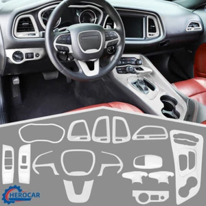 14pcs White Interior Accessories Decoration Trim For Dodge Challenger 2015+ - Bild 1 von 10