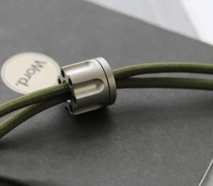 Titanium Detachable Knife Lanyard BeadNecklace Paracord Pendant Charm EDC - Picture 1 of 7