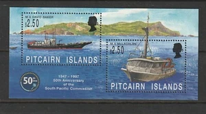 Islas Pitcairn 1997 50 aniversario Comisión del Pacífico MS UM/MNH SG MS511 - Imagen 1 de 1
