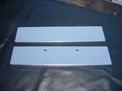  MGB MGC MG MIDGET SPRITE  STAINLESS LICENSE PLATE SUPPORT MOUNTING FRONT & REAR - Image 1 of 3